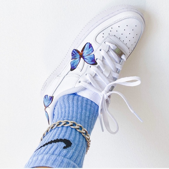 Nike custom butterfly 🦋 air force 1 sneakers - Picture 5 of 6